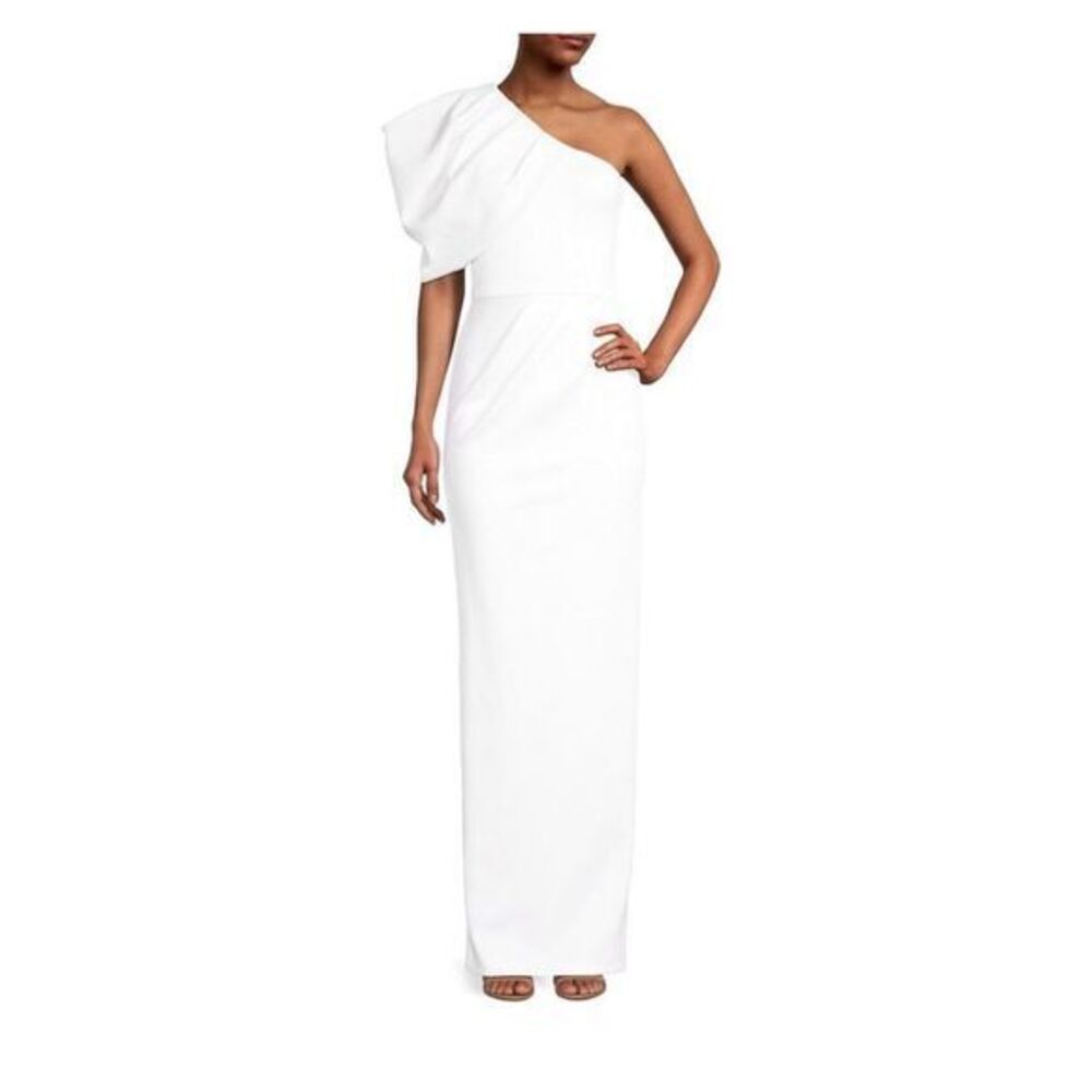 Black Halo $525 Egan One-Shoulder Gown Size 12